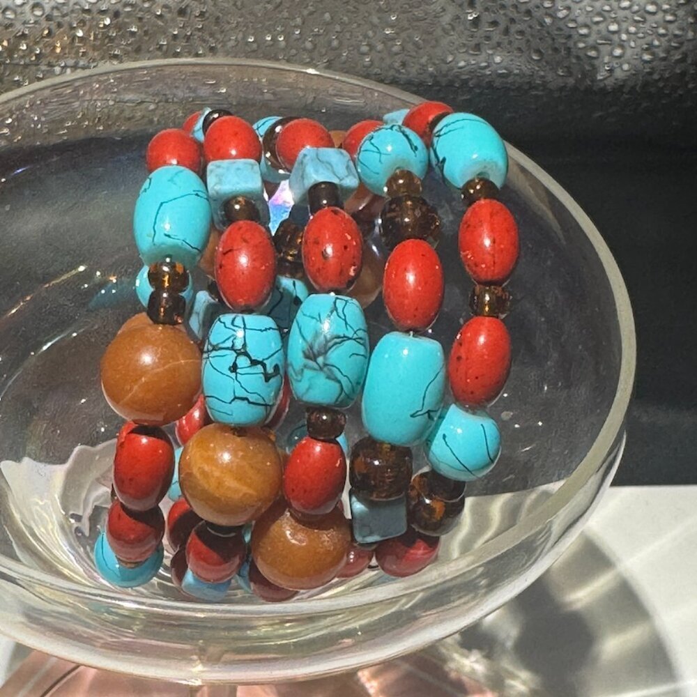 Eclectic Western wrap bracelet (WJW012)